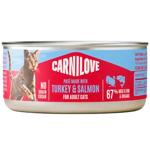 Вологий корм для котів Carnilove Adult Pate 100 г - індичка та лосось