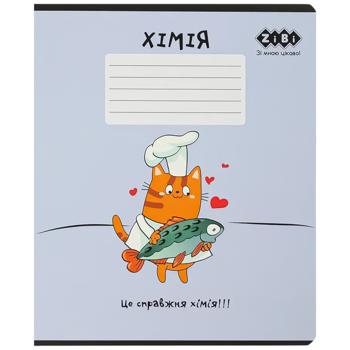 ZiBi Cute Cat Chemistry Checkered Subject Notebook 36 Sheets - buy, prices for Auchan - photo 1