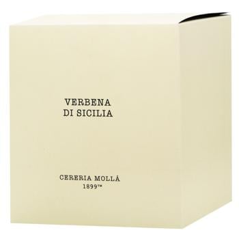 Свічка Cereria Molla Premium Verbena di Sicilia ароматична 600г - купити, ціни на WINETIME - фото 1