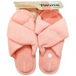 Twins 12469 HS-VL Women's Velveteen Pink Slippers s.36/37