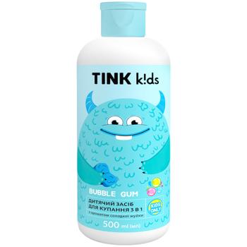 Дитячий засіб для купання Tink kids Bubble Gum 3в1 500мл