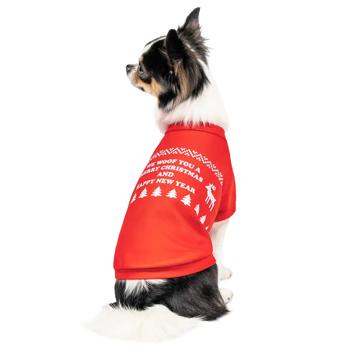 Pet Fashion New Year T-shirt for Dogs s.S Red - buy, prices for MasterZoo - photo 2