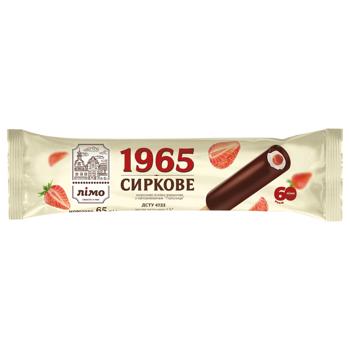 Морозиво Лімо 1965 Сиркове з наповнювачем полуниця 65г - купити, ціни на Торба - фото 1