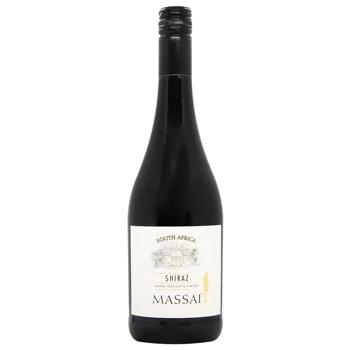 Massai Shiraz Red Dry Wine 14% 0.75l - buy, prices for MegaMarket - photo 1