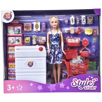 One Two Fun Doll in Supermarket Game Set 29.5cm - buy, prices for - photo 3