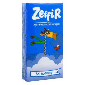 ZeffiR Unscented Paper Handkerchiefs 10pcs - buy, prices for MegaMarket - photo 3
