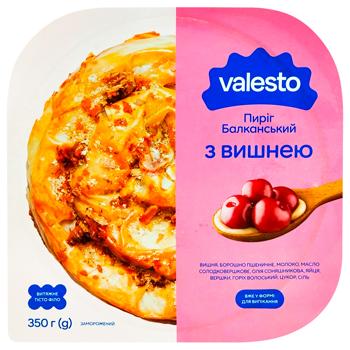 Valesto Balkan Pie from Puff Pastry Phyllo with Cherry and Custard 350g