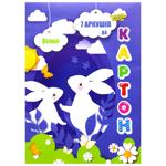 Tetrada White Cardboard A4 7 sheets