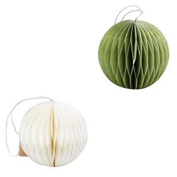 Куля ялинкова Koopman паперова 6см в асортименті - купити, ціни на NOVUS - фото 1