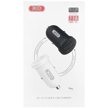 АЗП XO CC18 2.1A/2 USB - купити, ціни на - фото 3