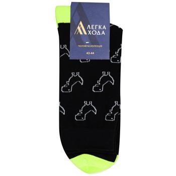 Lehka Khoda Black Men's Socks 29s - buy, prices for EKO Market - photo 1