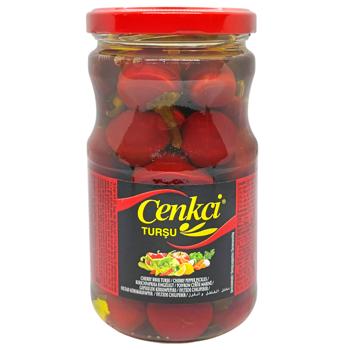 Перець Cenkci 650 г маринований черрі И361 (Туреччина) - купити, ціни на КОСМОС - фото 1