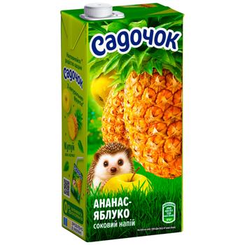 Sadochok Pineapple-Apple Unbleached Juice Drink 0.95l - buy, prices for COSMOS - photo 3