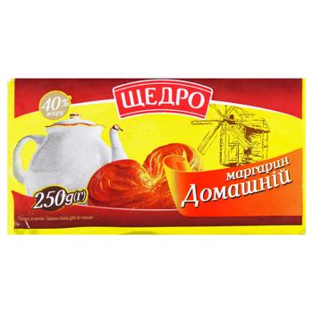Маргарин Щедро Домашній 40% 250г - купити, ціни на МегаМаркет - фото 2
