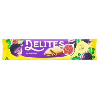 Печенье Delites с инжирной начинкой 120г - купить, цены на Biotus - фото 1