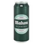 Пиво Mahou Clasica светлое 4,8% 0,5л