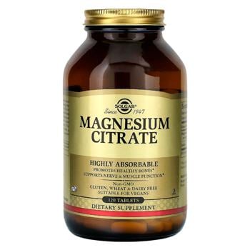 Solgar Magnesium Citrate 400mg 120 tablets - buy, prices for Biotus - photo 1