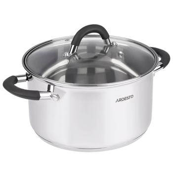 Каструля Ardesto Gemini Salerno AR1925CS 2.3л з кришкою - купить, цены на Cупермаркет "Харьков" - фото 2