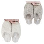 Twins Curly Indoor Women's Slippers s.36-40