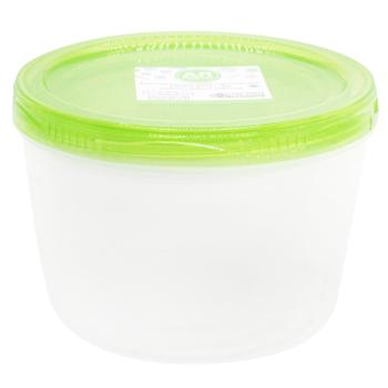 Al-Plastic containers set 600ml+880ml+1180ml 3pcs