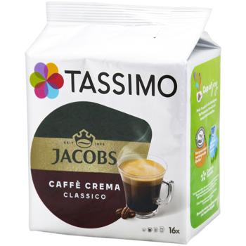 Jacobs Tassimo Crema Classico Coffee Capsules 7g*16pcs - buy, prices for METRO - photo 1