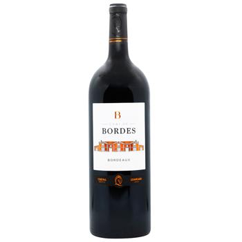 Вино Chai de Bordes Bordeaux червоне сухе 13,5% 1,5л - купити, ціни на - фото 2