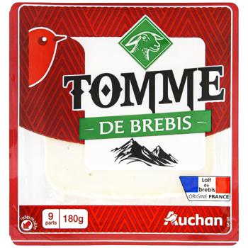 Auchan Tomme De Brebis Sheep Cheese 50% 180g - buy, prices for Auchan - photo 3