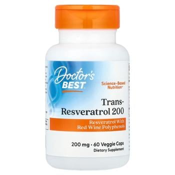 Ресвератрол Doctor's Best 200мг 60 капсул