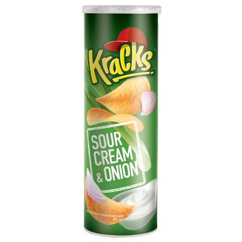 Чипси Kracks Сметана з цибулею 160г