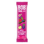 Bob Snail Apple-Black Currant Stripe Candy 14g