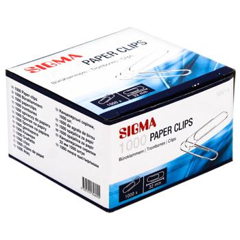 Sigma Silver Paper Clips 32mm 1000pcs - buy, prices for METRO - photo 3