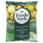 Оливки зелені Feudo Verde з кісточкою 170г