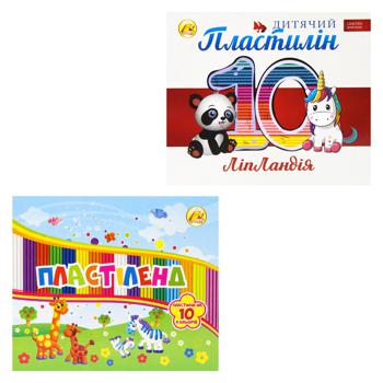 Пластилин Тетрада 10 цветов 200г - купить, цены на ULTRAMARKET - фото 2