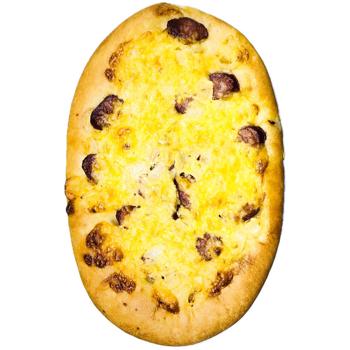 Auchan Wheat Focaccia with Cheese and Hunter's Sausages 150g - buy, prices for Auchan - photo 1