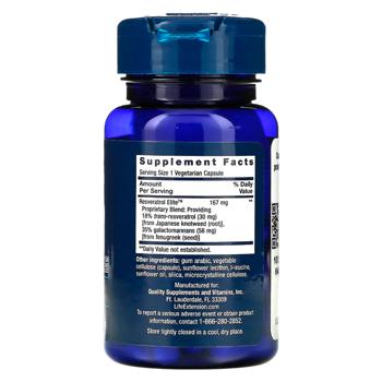 Life Extension Resveratrol Elite 60 capsules - buy, prices for - photo 2