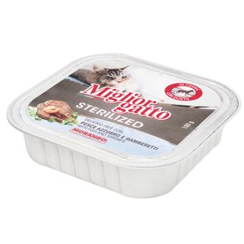Корм влажный Miglior Gatto с рыбой и креветками для стерилизованных кошек 100г - купить, цены на - фото 2