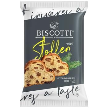 Виріб хлібобулочний Biscotti Stollen mini здобний 100г