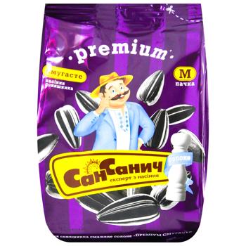 Насіння соняшника Сан Санич Преміум смугасте солоне 95г - купити, ціни на Чудо Маркет - фото 3