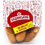 Bashchynskyi Meaty Boiled Sausages with Cheese First Grade