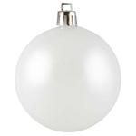Шар елочный Christmas Magic матовый белый 3см