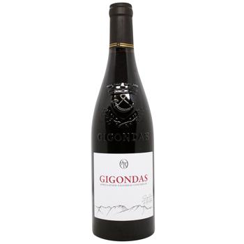 wine syrah gigondas 15% 750ml glass bottle France