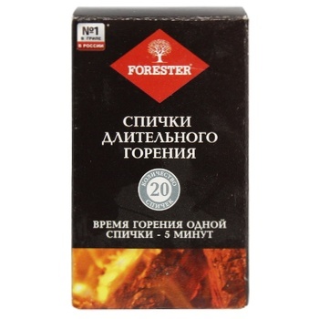 Сірники Forester для довгого горіння - купити, ціни на МегаМаркет - фото 1