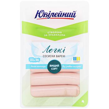 Yuvileynyy Light Boiled Sausages High Grade 300g - buy, prices for EKO Market - photo 1