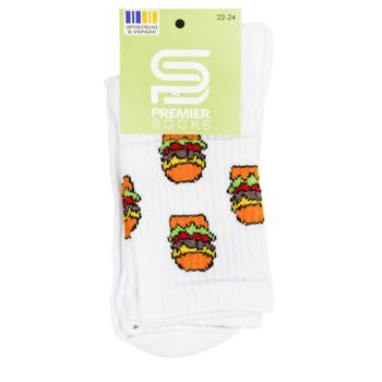 Шкарпетки підліткові Premier Socks Бургер р.22-24