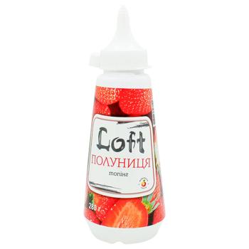 Топінг Loft Полуниця 280г - купити, ціни на Чудо Маркет - фото 1