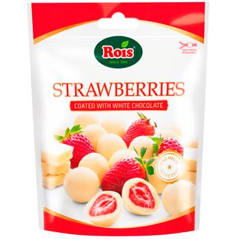 Клубники Rois в белом шоколаде 100г - купить, цены на Восторг - фото 1