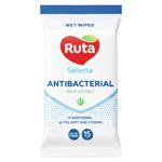 Серветки вологі Ruta Selecta Antibacterial 15шт