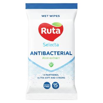 Ruta Selecta Antibacterial Wet Wipes 15pcs - buy, prices for Grono - photo 1