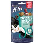 Ласощі для котів Felix Party Mix Морський Мікс з лососем, фореллю та минтаєм 60г