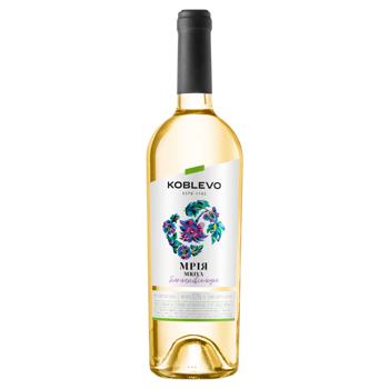 Koblevo Mriya White Semi-sweet Wine 9-12% 0.75l - buy, prices for - photo 1